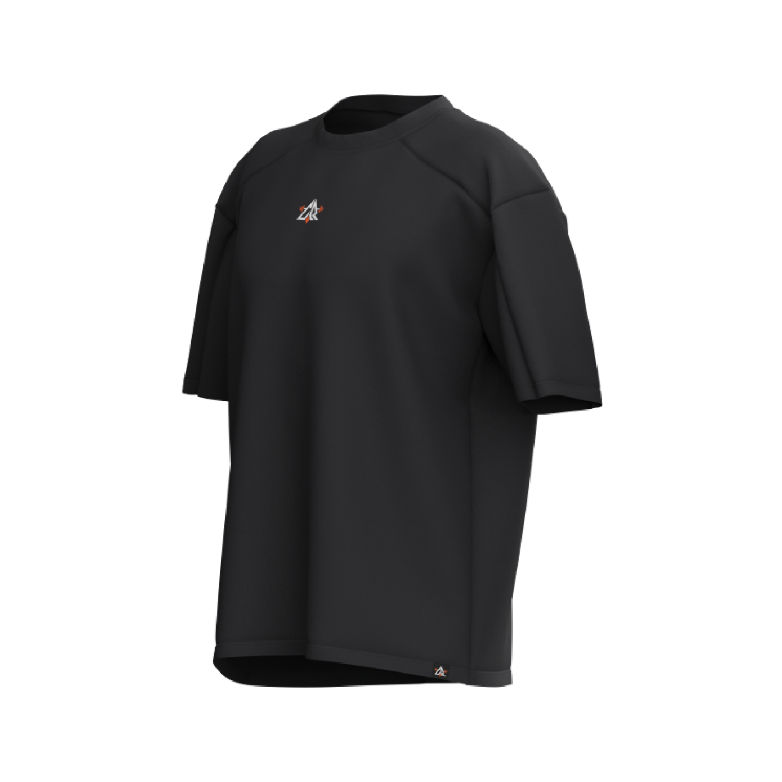 Drop Shoulder Tee — Black - Image 4