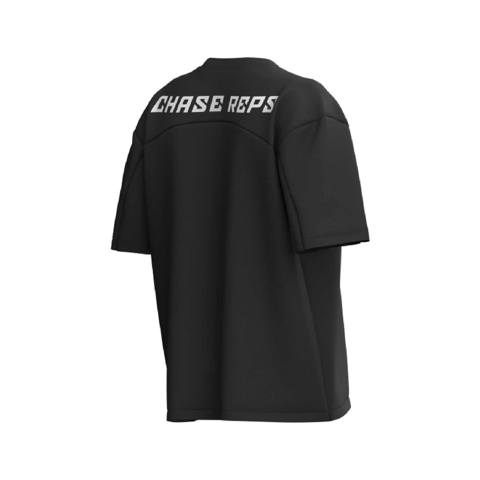 Drop Shoulder Tee — Black - Image 5