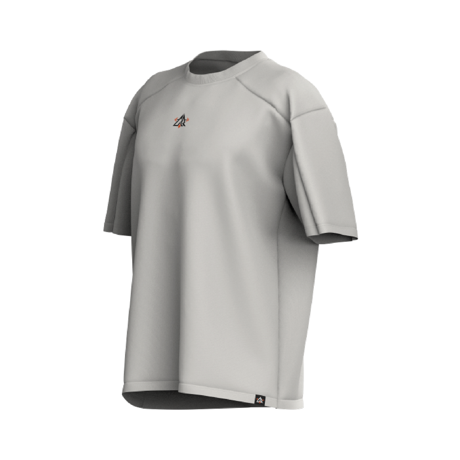 Drop Shoulder Tee — silver - Image 3