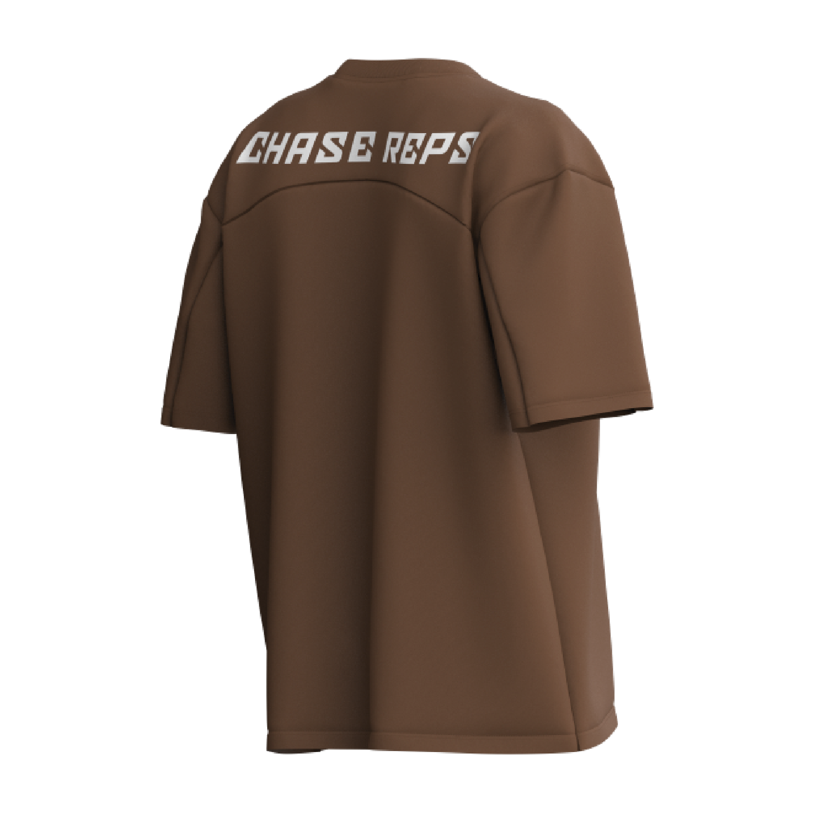 Drop Shoulder Tee — Brown - Image 5